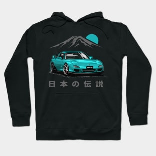 JDM Tuner RX-7 (Calypso Green) Hoodie